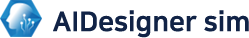 AIDesigner sim 로고
